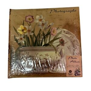 Tri-Coastal Design Fabrice de Villeneuve Floral Photo Album 200 4x6 Photos NEW